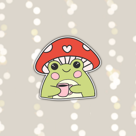 The Tea Frog Sticker