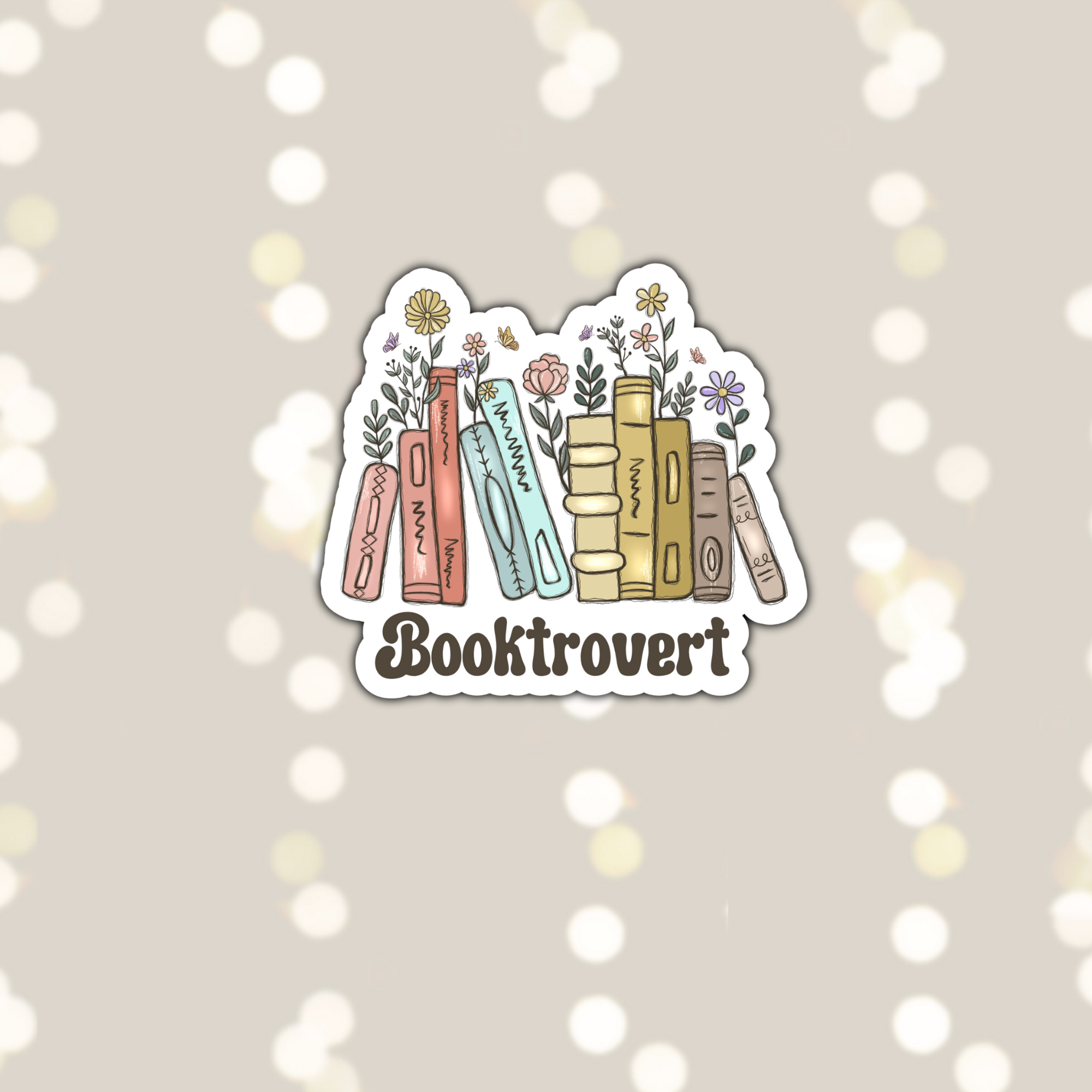 Booktrovert Sticker – COZYBOOKISHGAMER