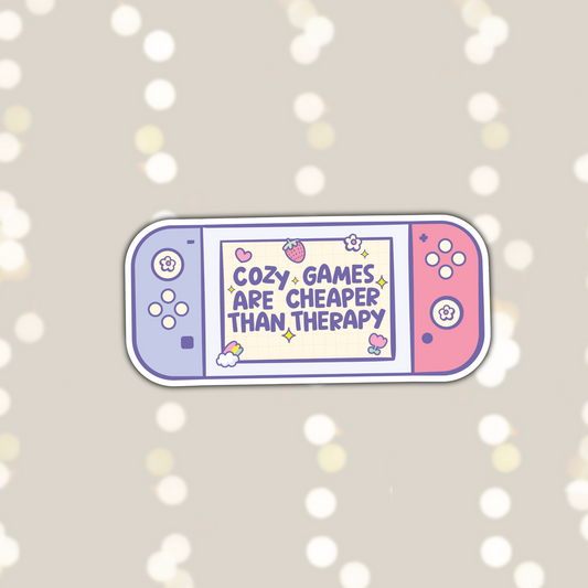 Gaming is my Therapy Sticker