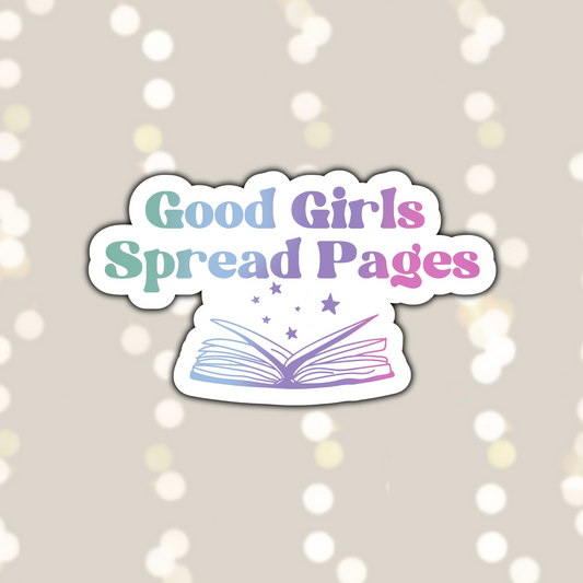 Good Girls Spread Pages Sticker