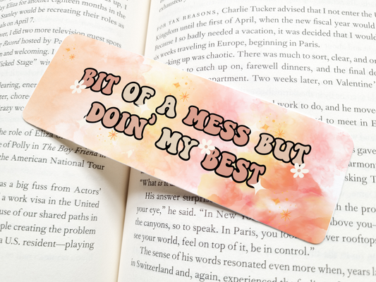 A Mess Bookmark