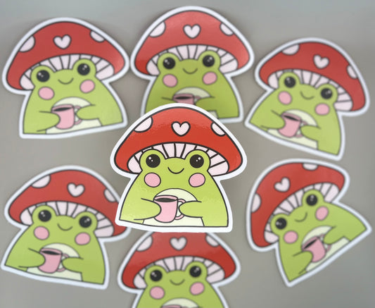 The Tea Frog Sticker