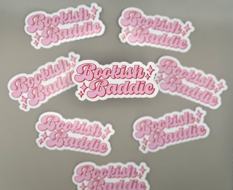 Bookish Baddie Sticker