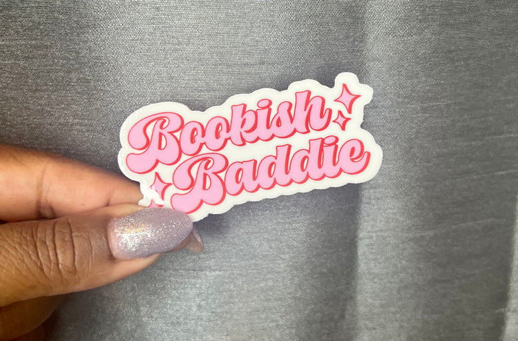 Bookish Baddie Sticker