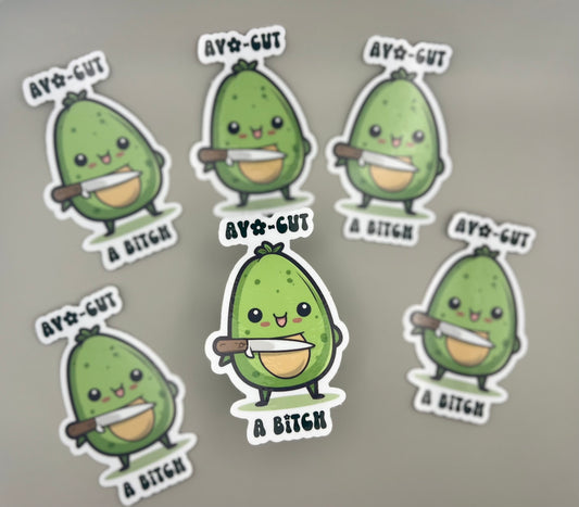 Avo-Cut A Bitch Sticker