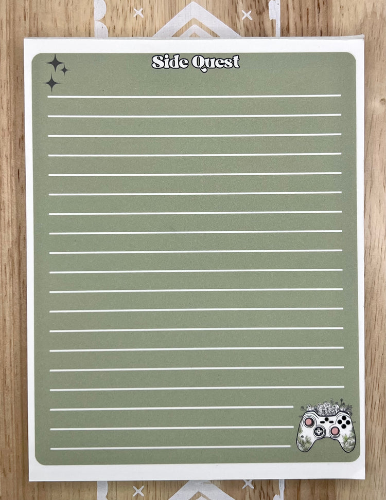 Side Quest Notepad