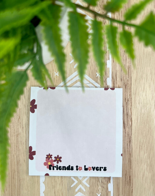 Friends to Lover Sticky Note