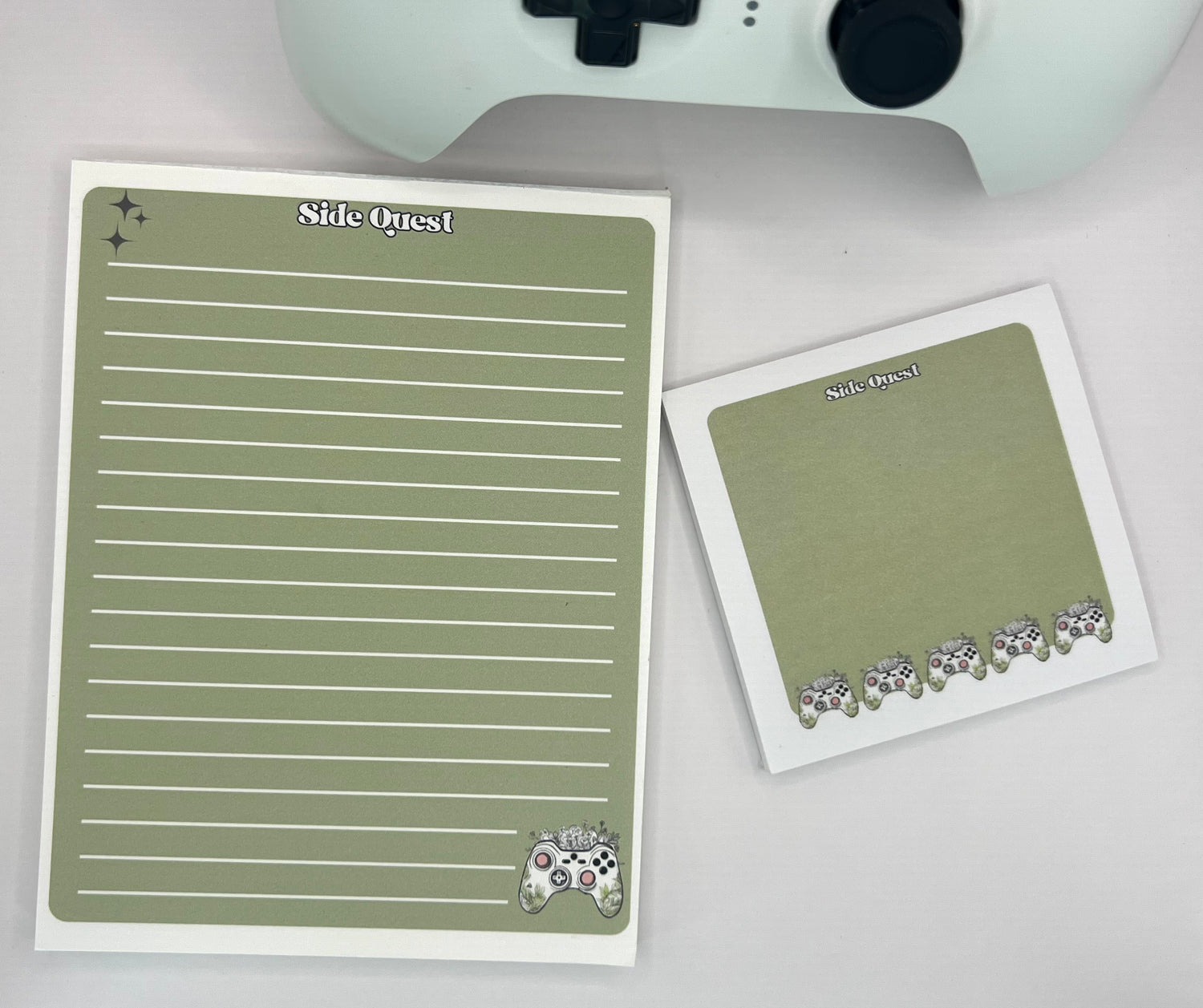 Side Panel Notepad Side Quest Notepad – COZYBOOKISHGAMER